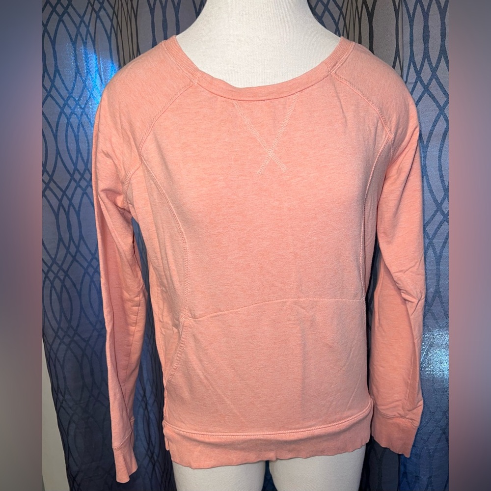 Zella Women's Pink Long Sleeve Sweatshirt with Pockets Size XS  [I-45]